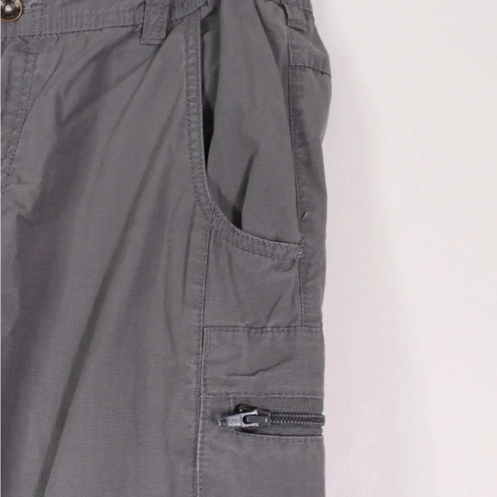 C&A Canda Straight Leg Convertible Pants Men's 33x32 Gray‎ Cargo Workwear
